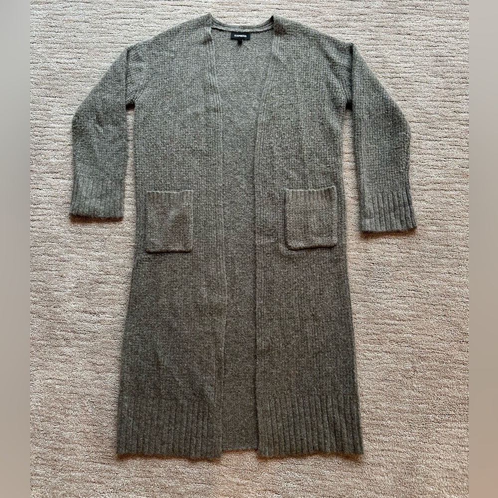 Express Women’s Grey Cardigan
